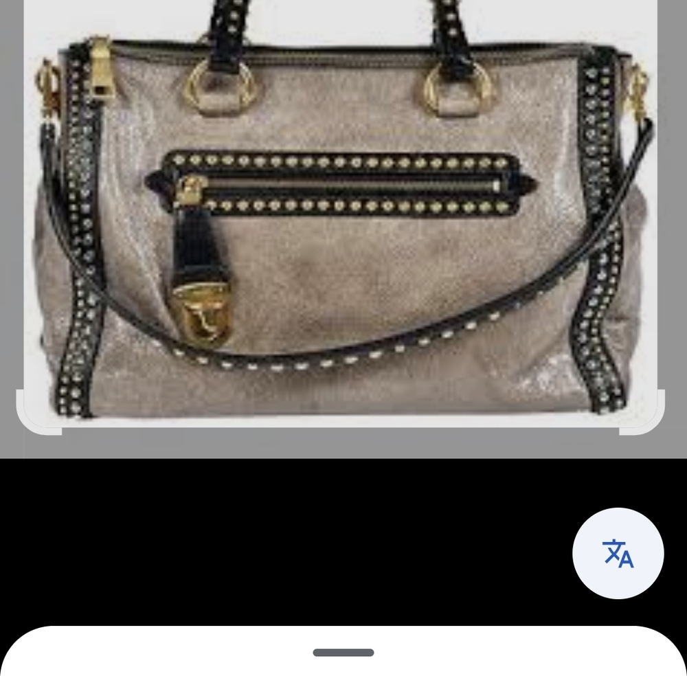 Prada Handbag Gold/Silver Studs